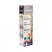 Pebeo Setacolor set di colori coprenti per tessuti 6 x 20 ml