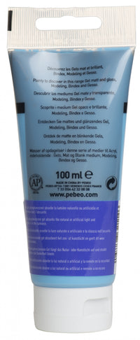 Pebeo Studio gel acrilico 100 ml Phosphorescent Blue