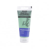 Pebeo Studio gel acrilico 100 ml Phosphorescent Turquoise