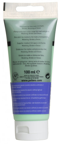Pebeo Studio gel acrilico 100 ml Phosphorescent Turquoise