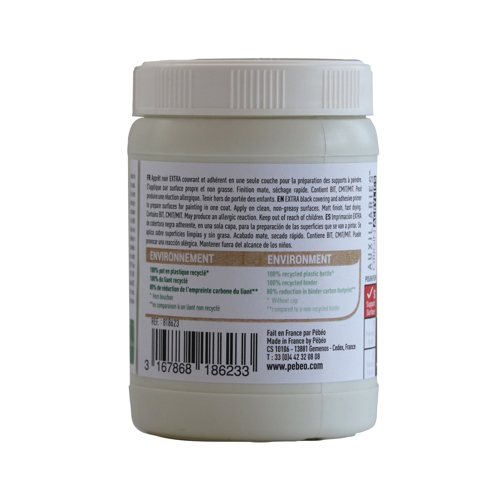 Pebeo Studio gesso nero 225 ml