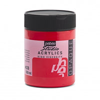 Pebeo Studio colore acrilico 500 ml – Tinta Rosso Cadmio