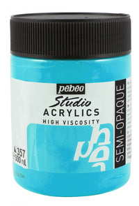 Pebeo Studio colore acrilico 500 ml – Verde Blu Iridescente