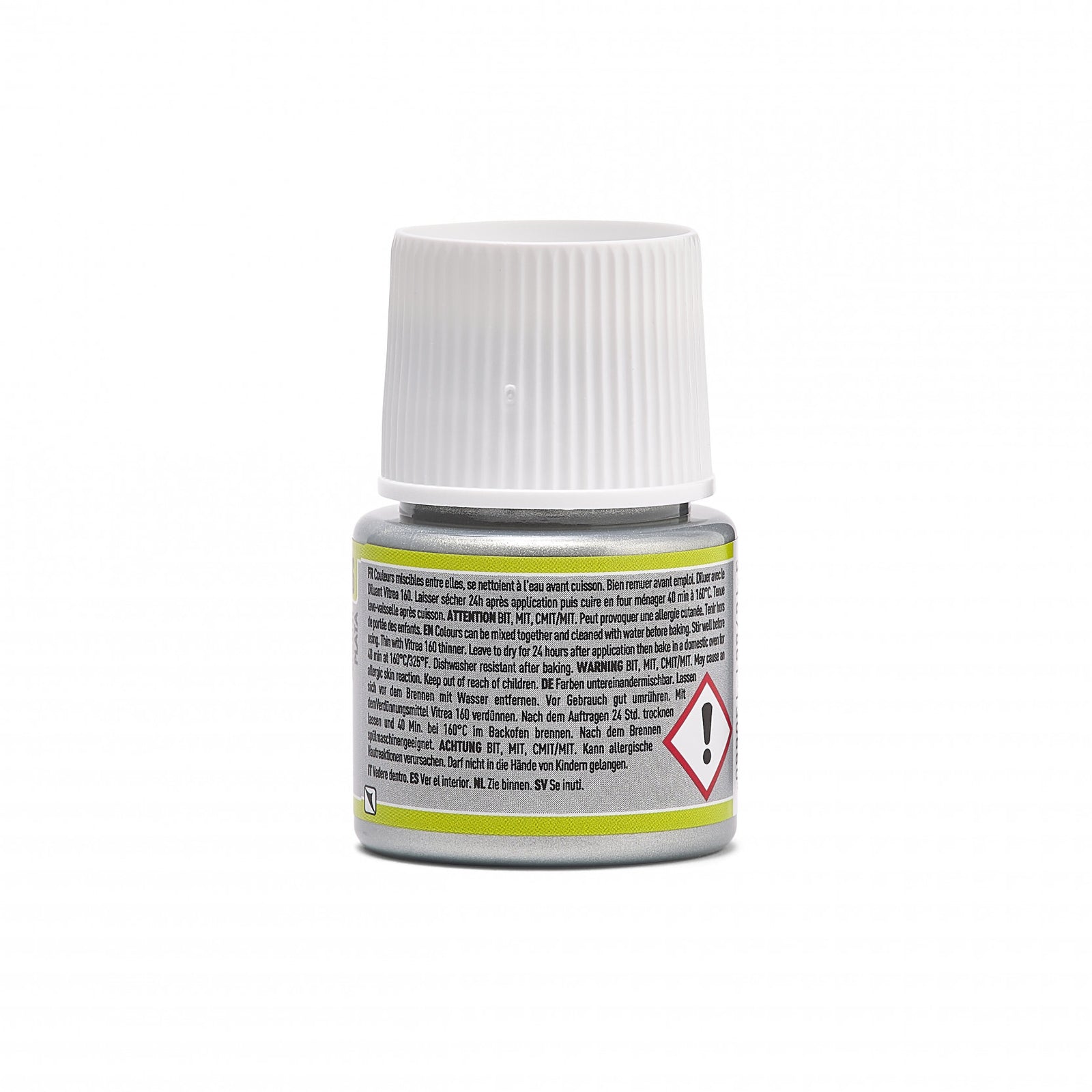 Pebeo Vitrea 160 colore per vetro effetto vetrata 45 ml Shimmer Silver