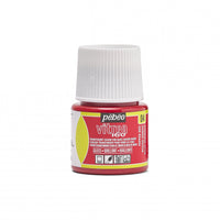 Colore per vetro effetto vetrata Pebeo Vitrea 160 lucido 45 ml – Rosso Peperoncino