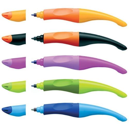Penna STABILO EASY per mancini + 3 ricariche | colori diversi