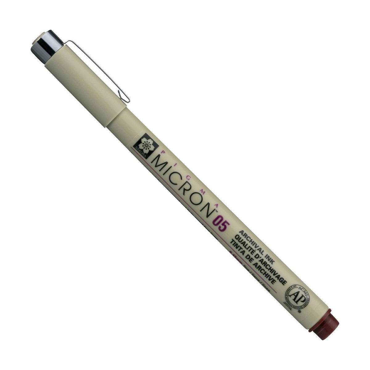 Penna tecnica SAKURA Pigma Micron bordeaux 0,45 – 0,50 mm