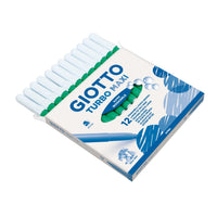 Pennarelli a punta grossa lavabili GIOTTO Turbo Maxi 5 mm – verde erba