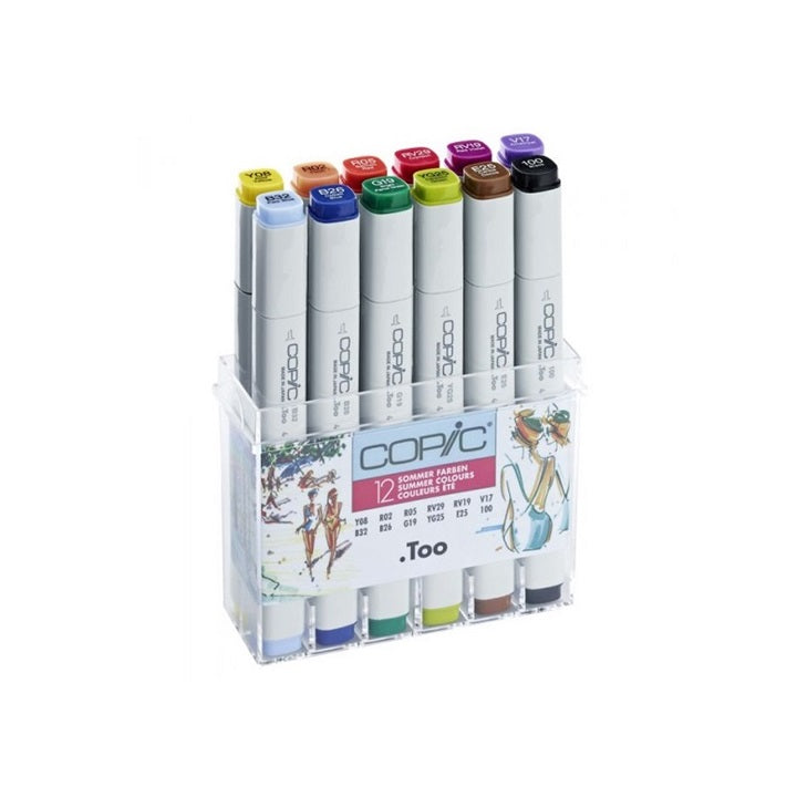 Pennarelli COPIC Classic Summer Colours - conf. 12 pezzi