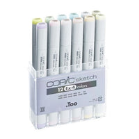 Pennarelli COPIC Sketch Ex-4 - set di 12 pezzi