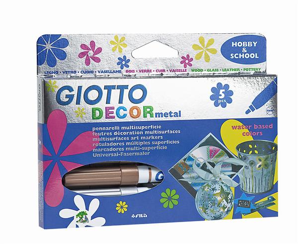 PENNARELLI GIOTTO DECOR METAL - 5 colori