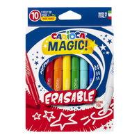 Pennarelli magici cancellabili Carioca, 10 pz, colori assortiti