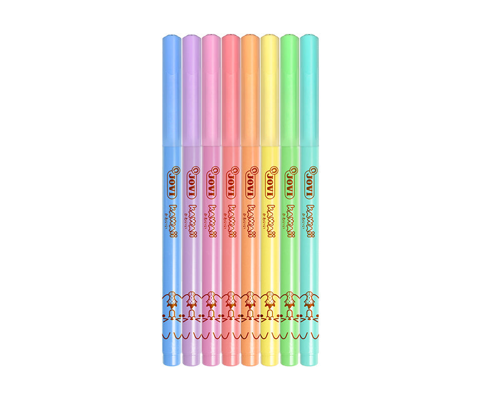 Pennarelli per bambini JOVI Kawaii / set di 8 - 3 mm