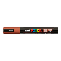 Pennarello acrilico Posca PC-5M, 1,8 – 2,5 mm, castano (20)