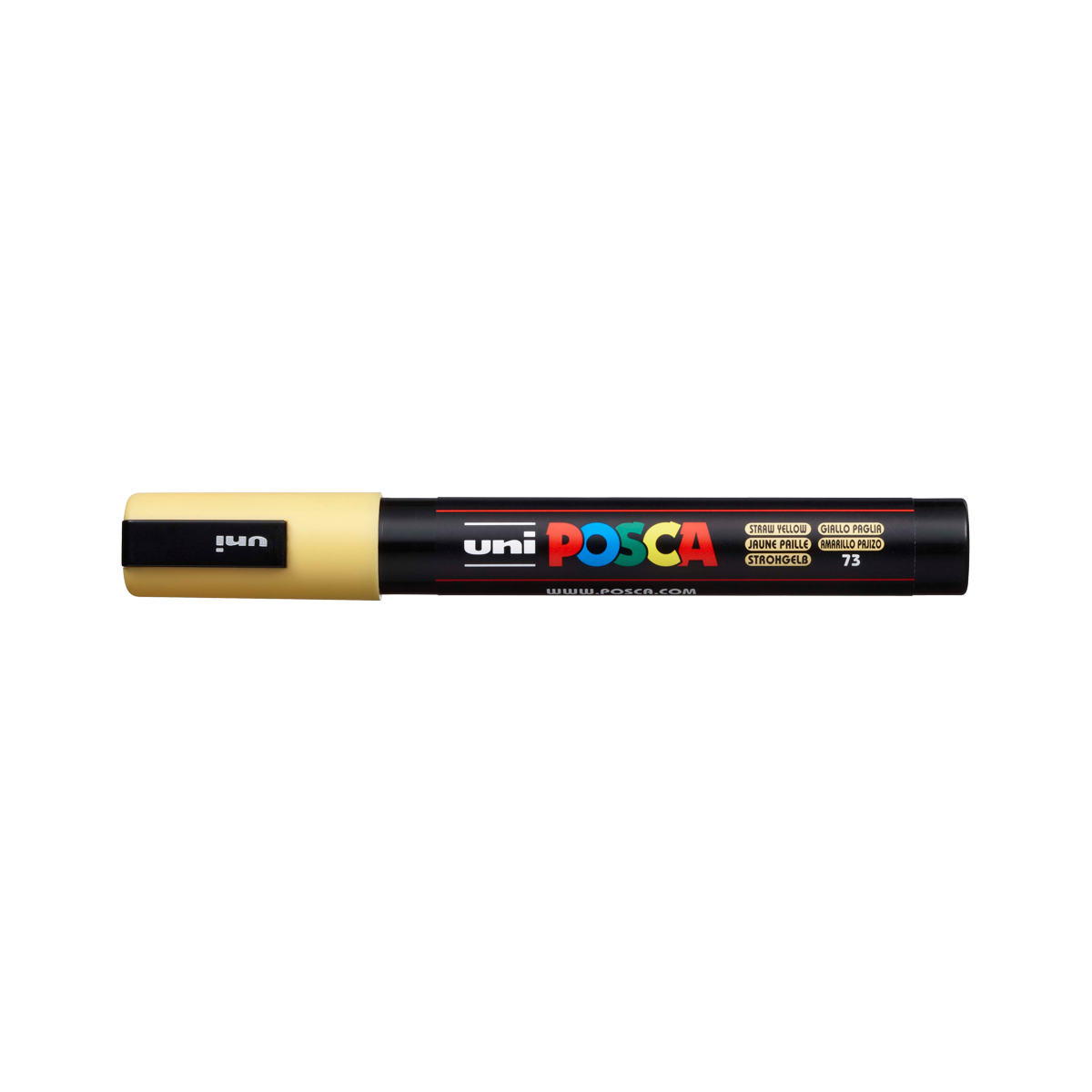 Pennarello acrilico Posca PC-5M, 1,8 – 2,5 mm, Giallo Paglia (73)