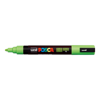 Pennarello acrilico Posca PC-5M, 1,8 – 2,5 mm, verde mela (72)