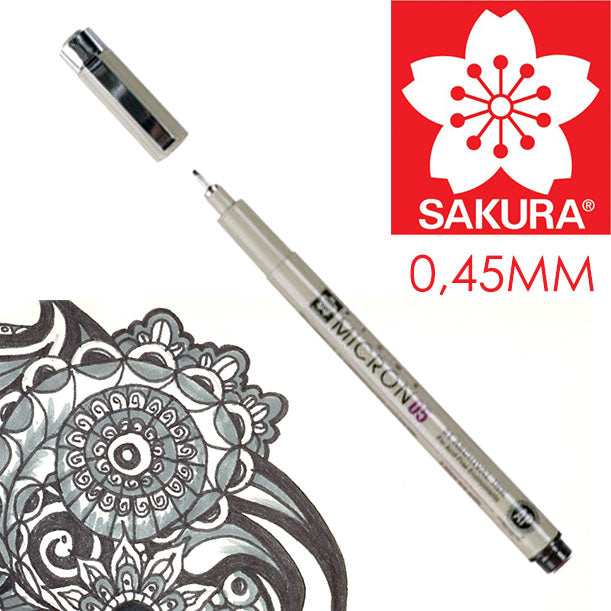 Pennarello per disegno tecnico SAKURA Pigma Micron BLACK | vari spessori