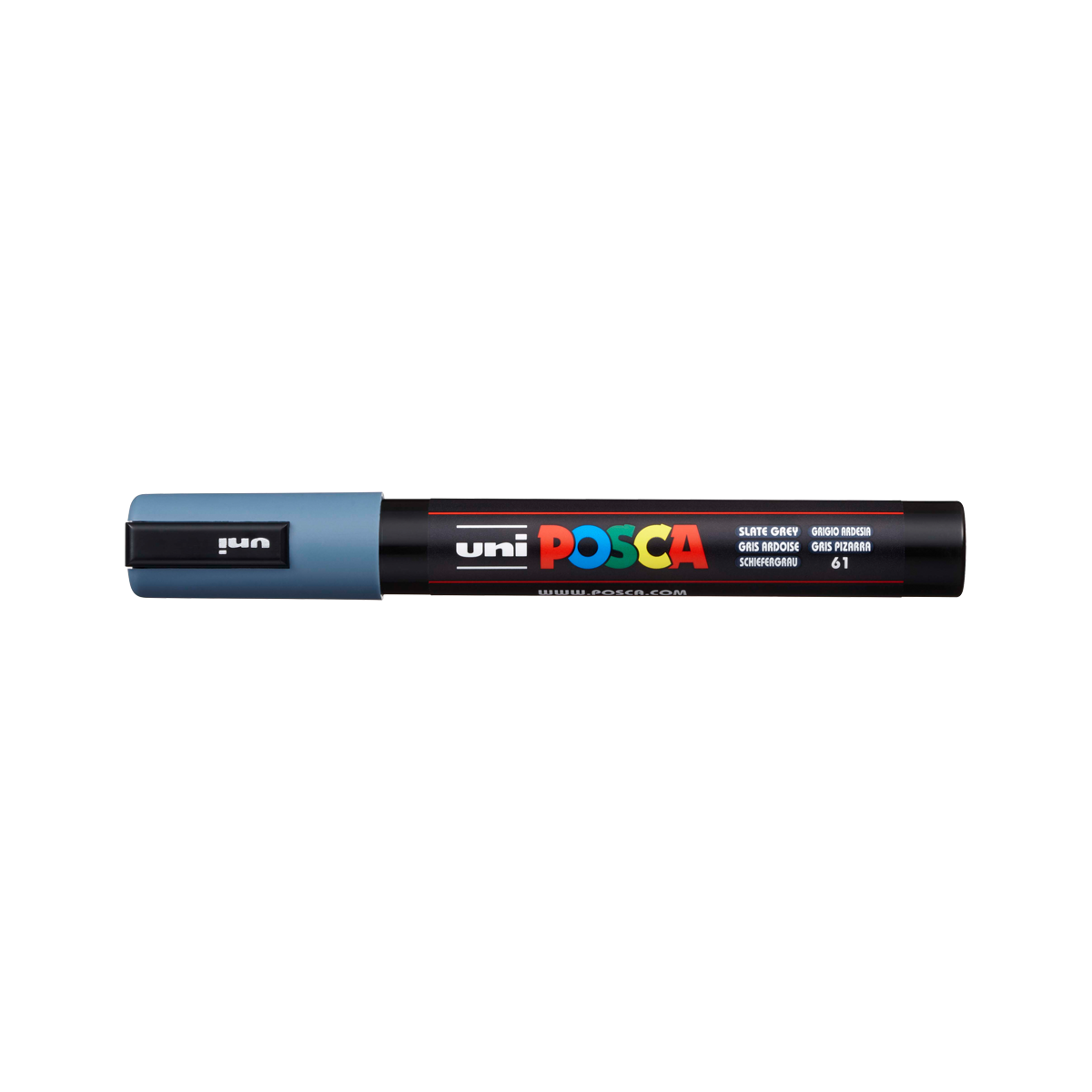 Pennarello Posca PC-5M, 1,8 – 2,5 mm, grigio ardesia