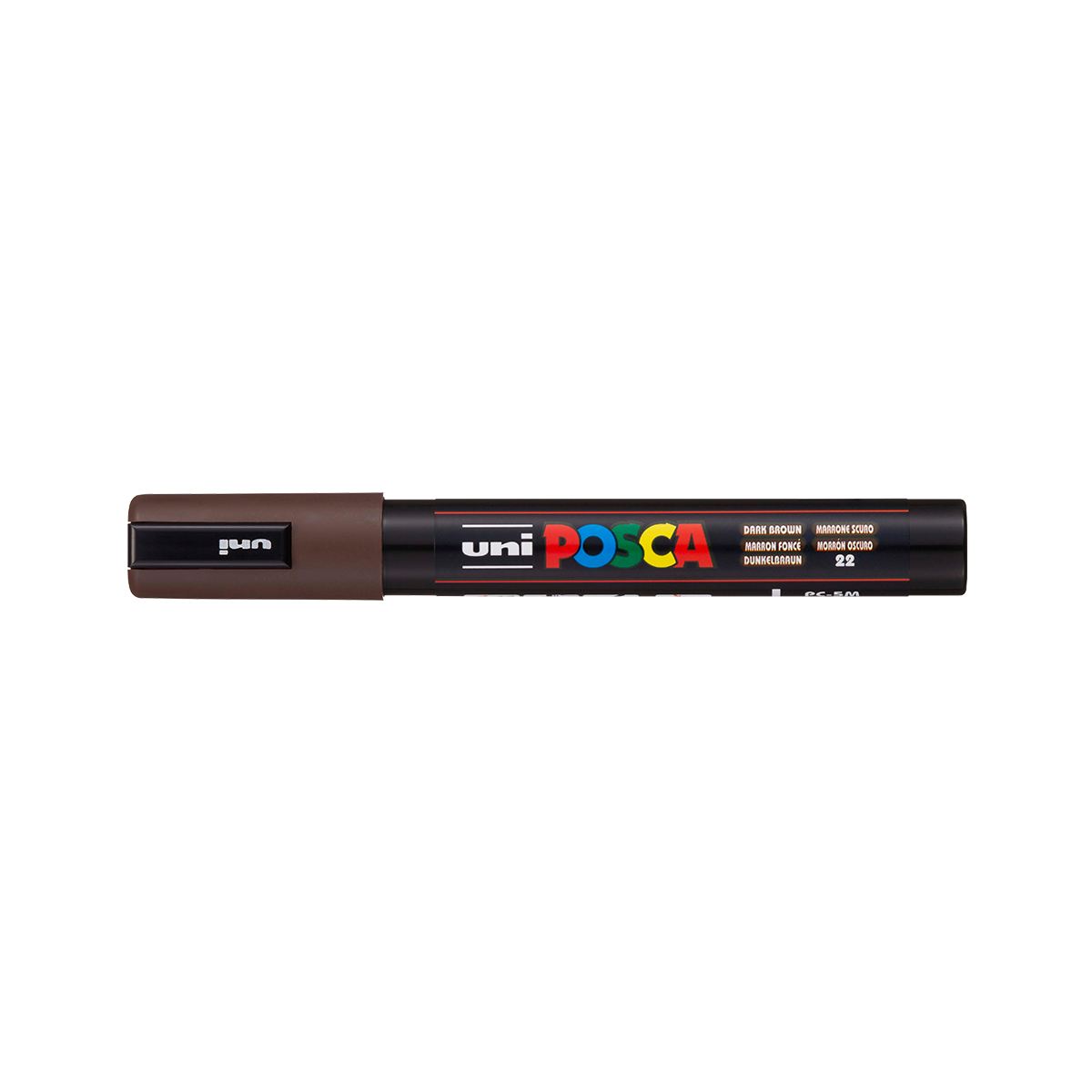 Pennarello Posca PC-5M, 1,8 – 2,5 mm, marrone scuro (22)