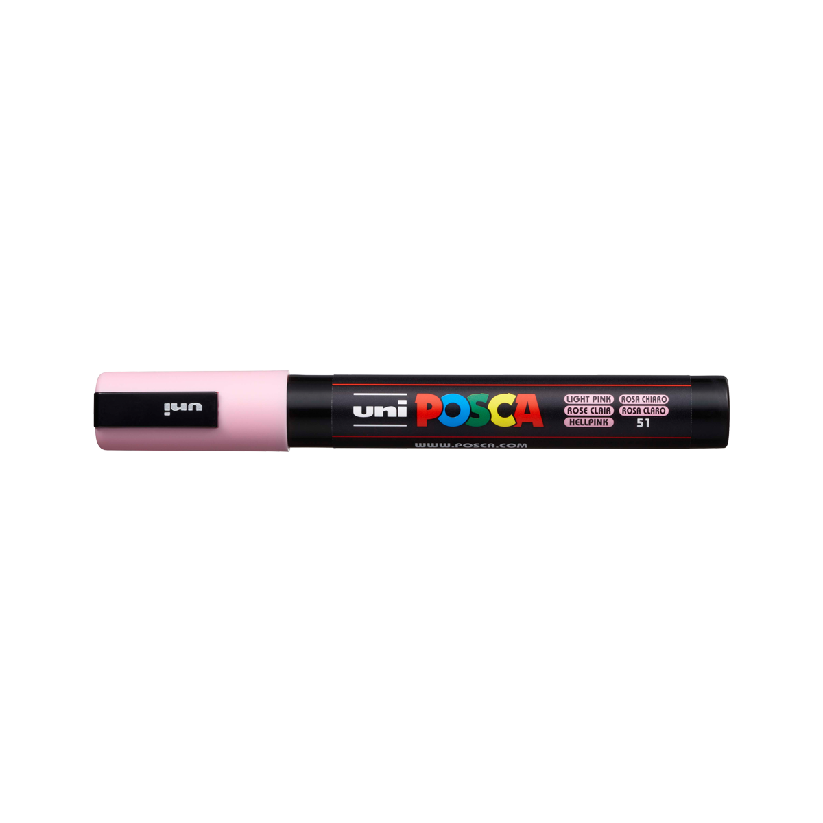 Pennarello Posca PC-5M, 1,8 - 2,5 mm, rosa chiaro (51)