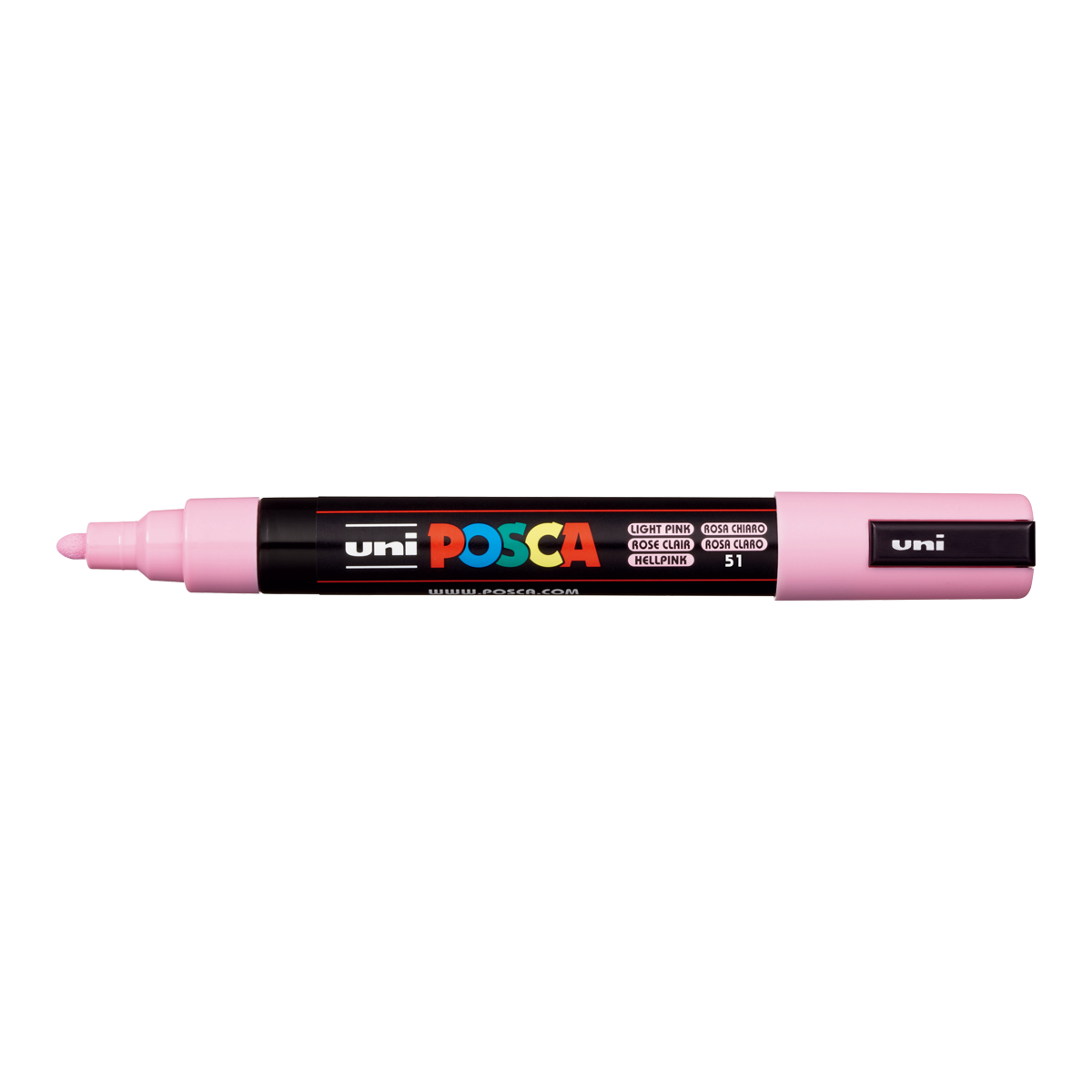 Pennarello Posca PC-5M, 1,8 - 2,5 mm, rosa chiaro (51)
