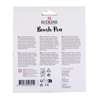 Penne acquerellabili ECOLINE BRUSH PEN pastello 10 pz.