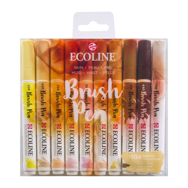 Penne acquerellabili Ecoline Brush Pen Skin