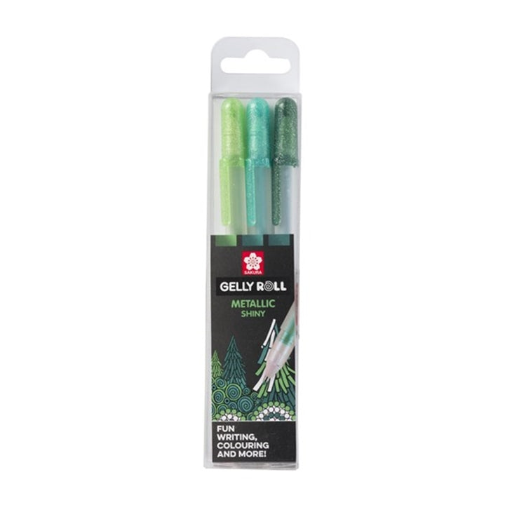 Penne gel Sakura Gelly Roll METALLIC - 3 pezzi | scegli set