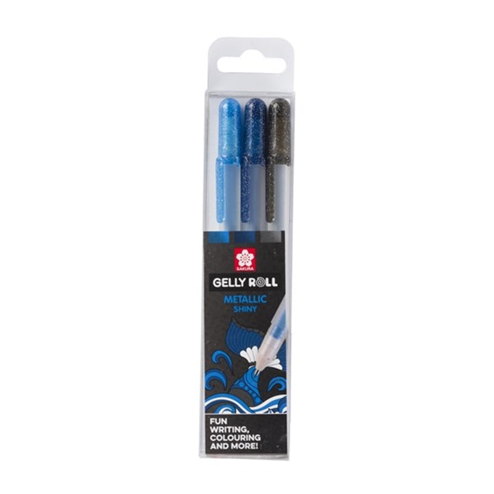 Penne gel Sakura Gelly Roll METALLIC - 3 pezzi | scegli set