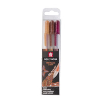 Penne gel Sakura Gelly Roll METALLIC - 3 pezzi | scegli set