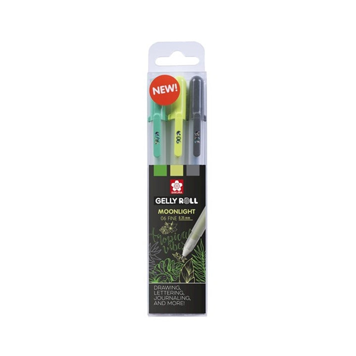Penne gel Sakura Gelly Roll MOONLIGHT - 3 pezzi | scegli set