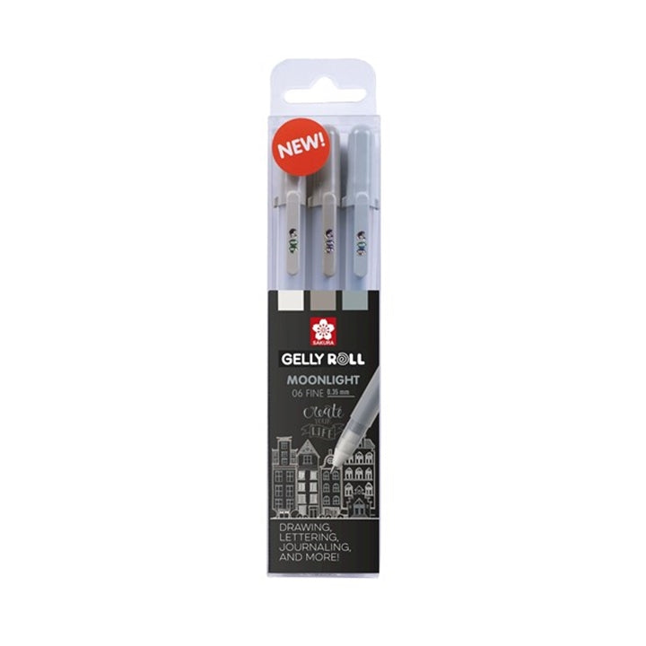 Penne gel Sakura Gelly Roll MOONLIGHT - 3 pezzi | scegli set
