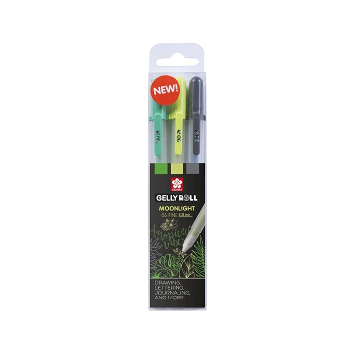 Penne gel Sakura Gelly Roll MOONLIGHT - 3 pezzi | scegli set