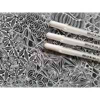 Penne gel Sakura Gelly Roll tonalità di bianco | spessori diversi
