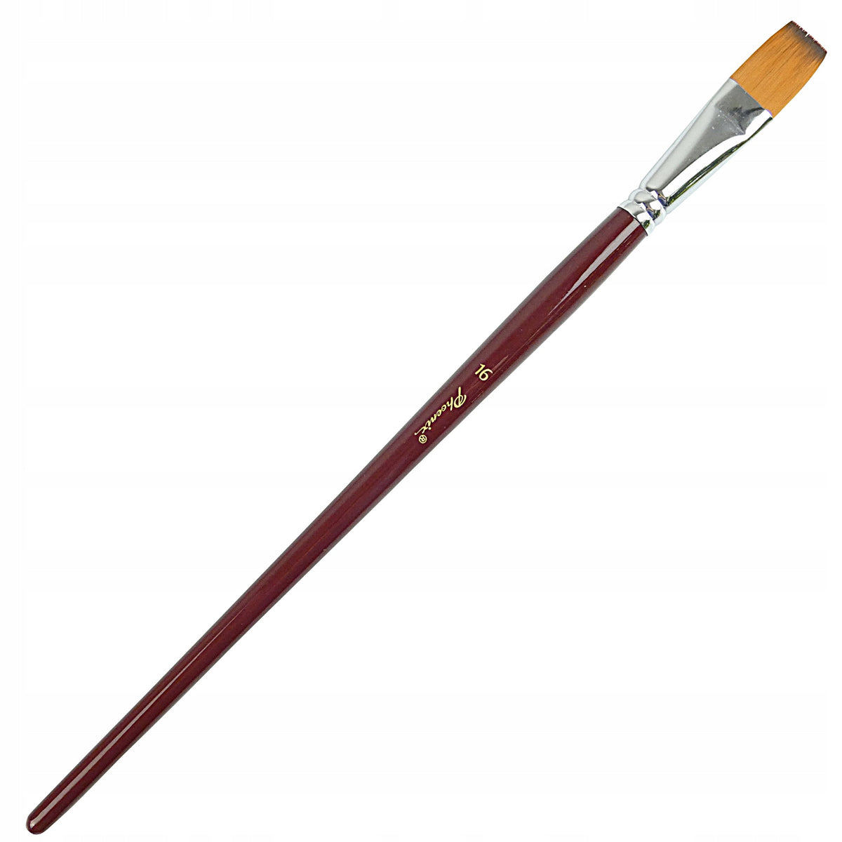 Pennello piatto sintetico Phoenix 6604A, misure 0–16 – 16#