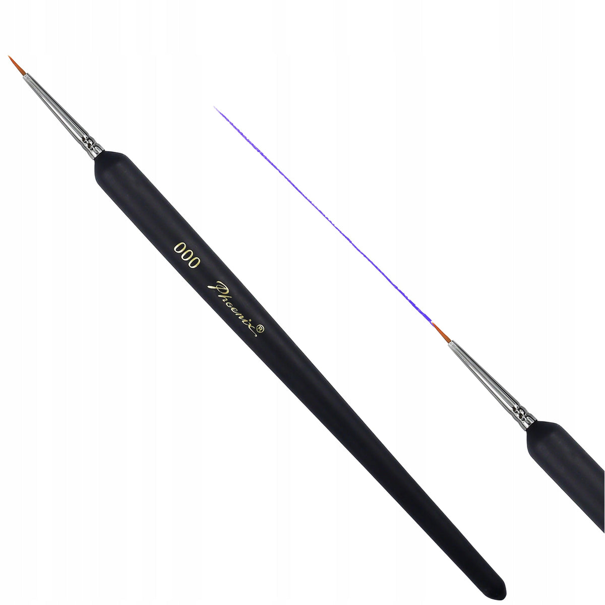 Pennello tondo Phoenix 2305 in setole sintetiche, misure 00–6 – 000#