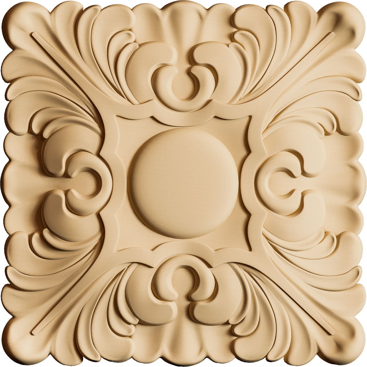 Pentart legno elastico RZ 05 quadrato 6 x 6 cm