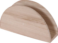 Pentart portatovaglioli in legno ad arco, 14 x 4 x 8 cm