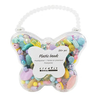 Perline di plastica di colore misto 193g