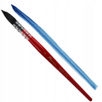 Phoenix 3715 Pennello tondo mop per acquerello, sintetico effetto scoiattolo, misure 0–8 – scegli la misura – 4#