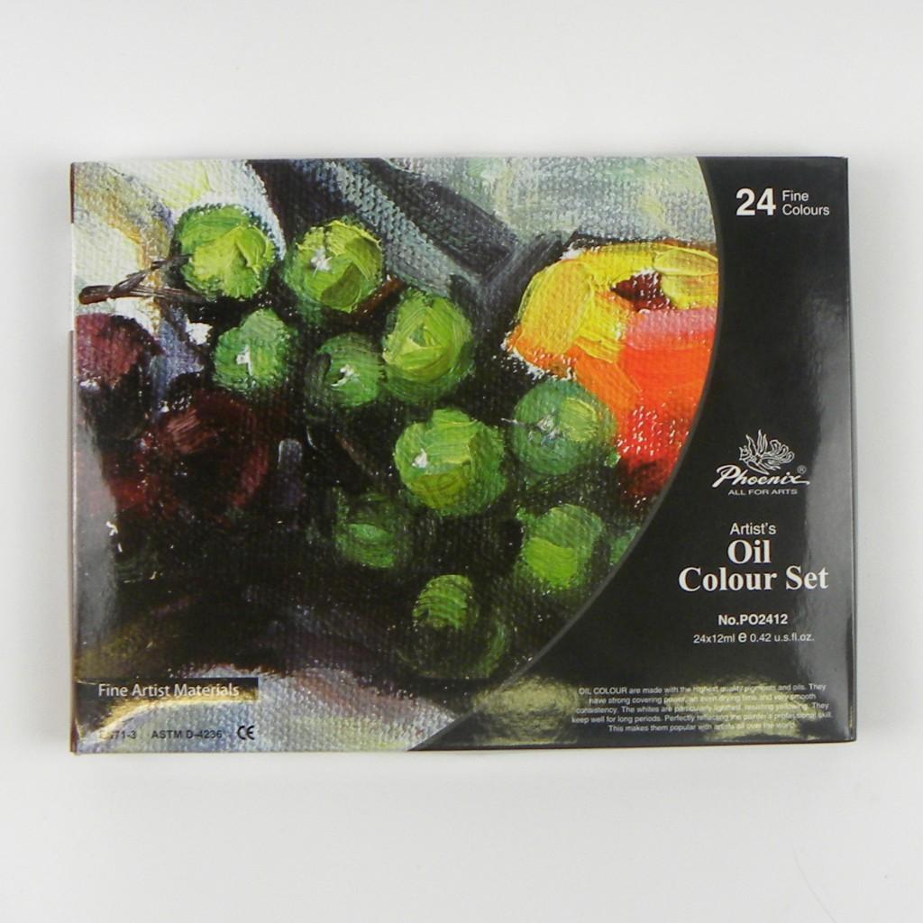 Phoenix - set dei colori ad olio 12–24 x 12 ml