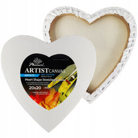 Phoenix tela da pittura a forma di cuore, 350 g/m², 20 – 50 cm – 20