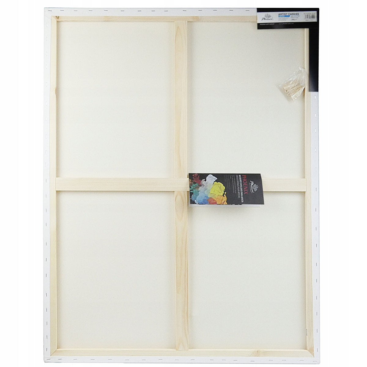 Phoenix tela per pittura con telaio, profilo 3,8 cm, 380 g/m², da 24 a 100 cm, fino a 160 cm – scegli la misura