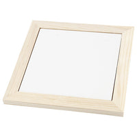 Piatto in porcellana con cornice in legno | misure diverse