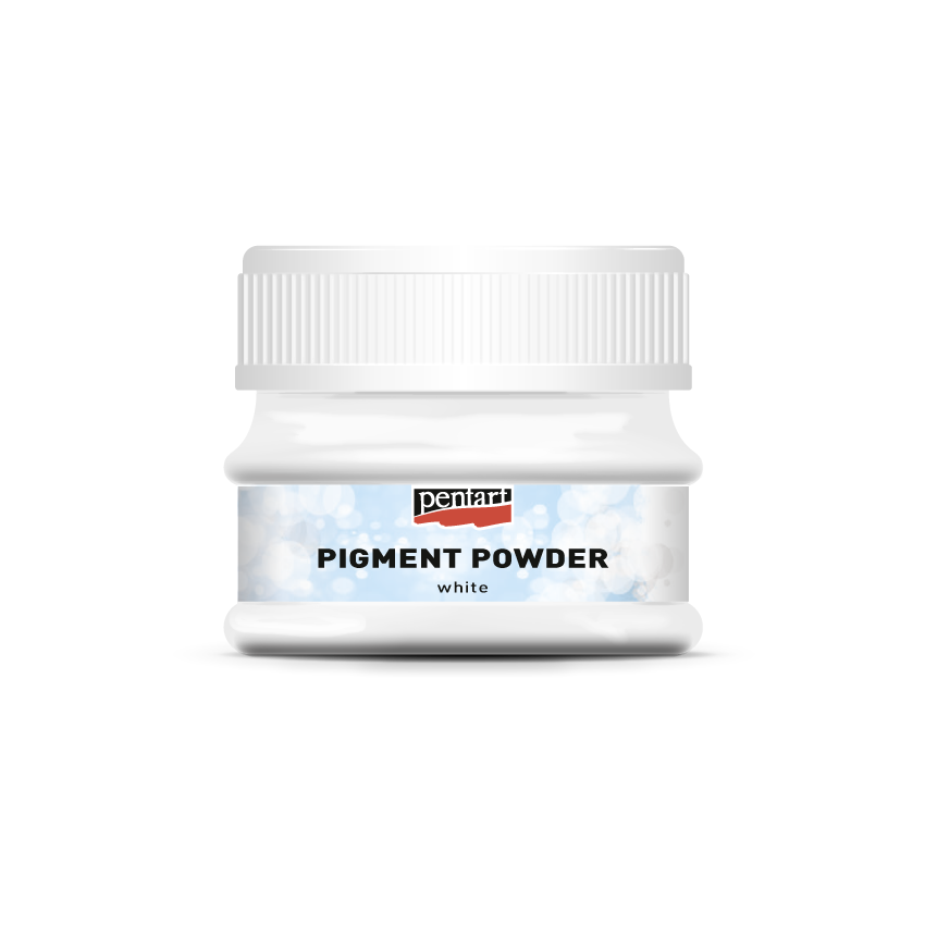 Pigmento in polvere bianco Pentart min. 10 g