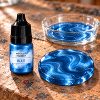 Pigmento metallizzato liquido per resina 5 ml – blu (Blue)