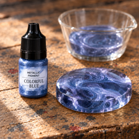 Pigmento metallizzato liquido per resina 5 ml – blu cangiante (Colorful Blue)