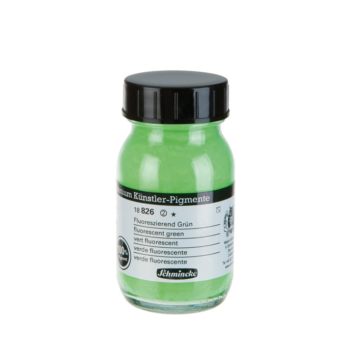 Pigmenti Schmincke 100 ml – 826 Verde Fluorescente