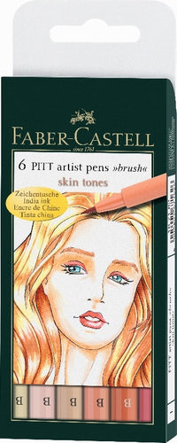 PITT Penne Artistiche Set di 6 Pelli