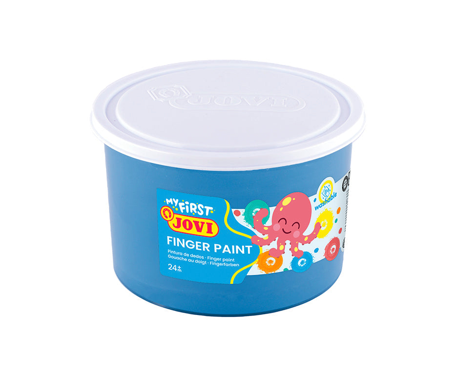 Pittura a dita JOVI in barattolo 500 ml – blu